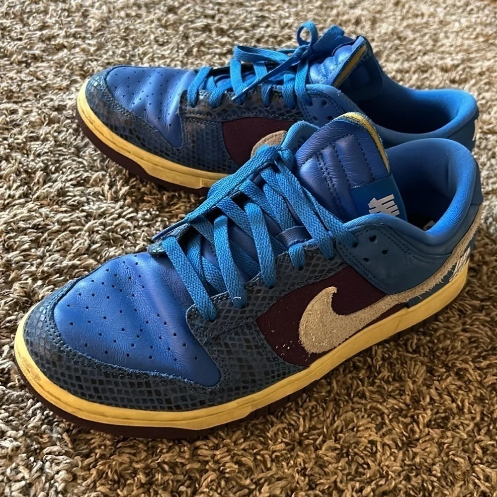 Nike Dunk Low Undefeated 5 On It Dunk vs. AF1 size 10.5